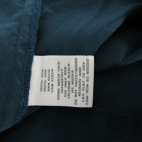 Kimchi Blue Teal Ruffle Silk Cutout Dress - Picture 8 of 10